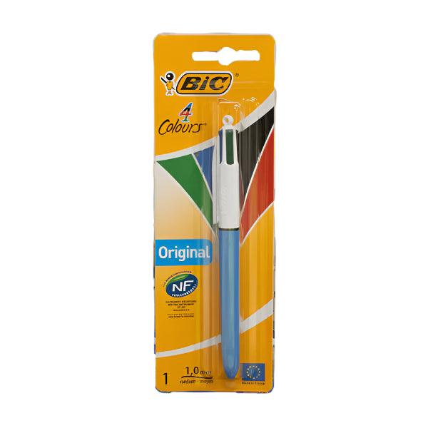 Bic 4 Colour Ball Pen Carded