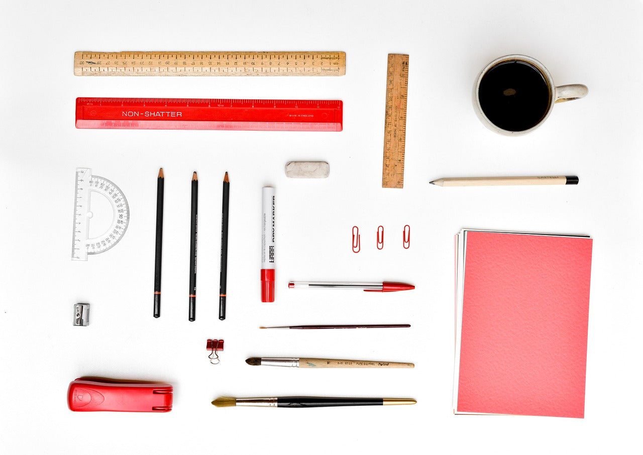 Pens, Pencils, Rubbers and Pencil Cases