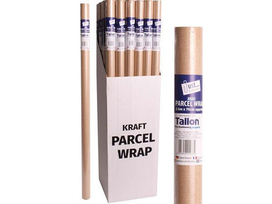 Just Stationery 2.5mtr Parcel/Kraft Wrap Paper